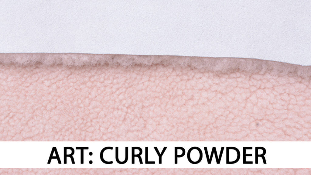 Art curly powder