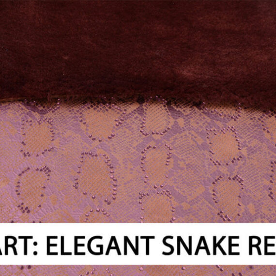 Art elegant snake red
