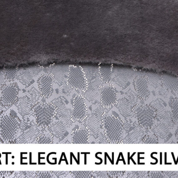 Art elegant snake silver